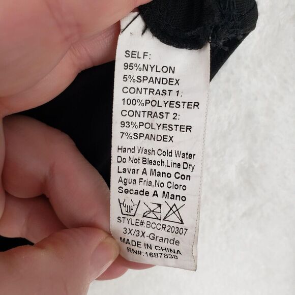 Fashion Nova Bodysuit Women 3X Black Sheer Lace Whimsigoth Fairy Grunge Witchy - Picture 3 of 10